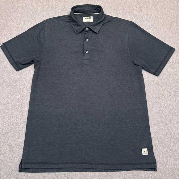 Linksoul Other - Linksoul Delray Polo Shirt Men Medium Blue Stretch Performance Golf Short Sleeve